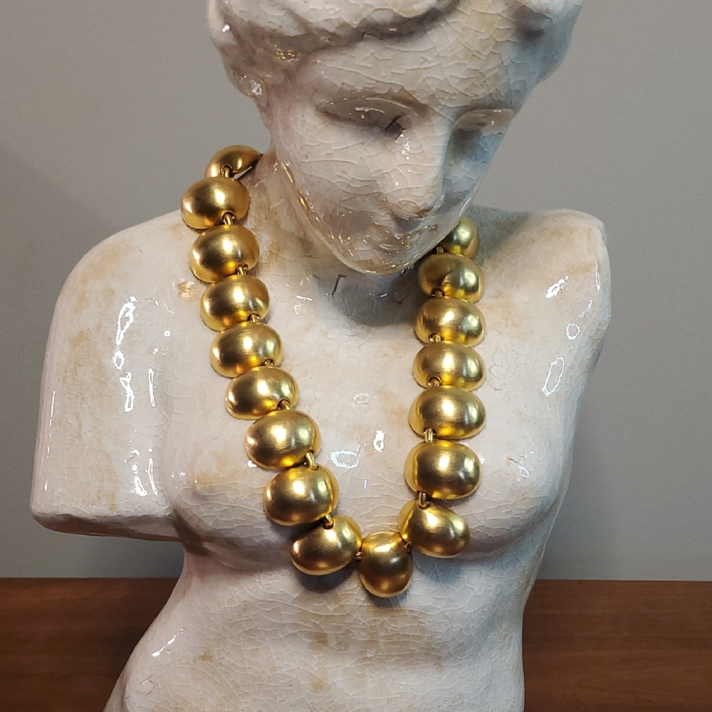 Vintage Clara Studio Inc Goldtone Necklace